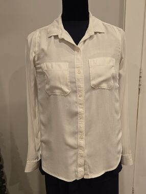 Perfect Shirt White Button-Up - XS